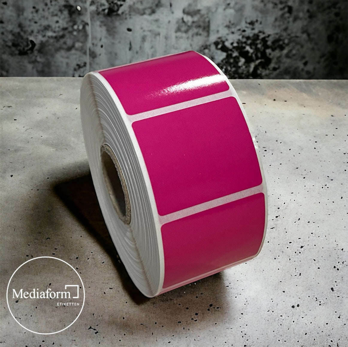 Etikett 35x30mm PE Folie verschiedene Farben