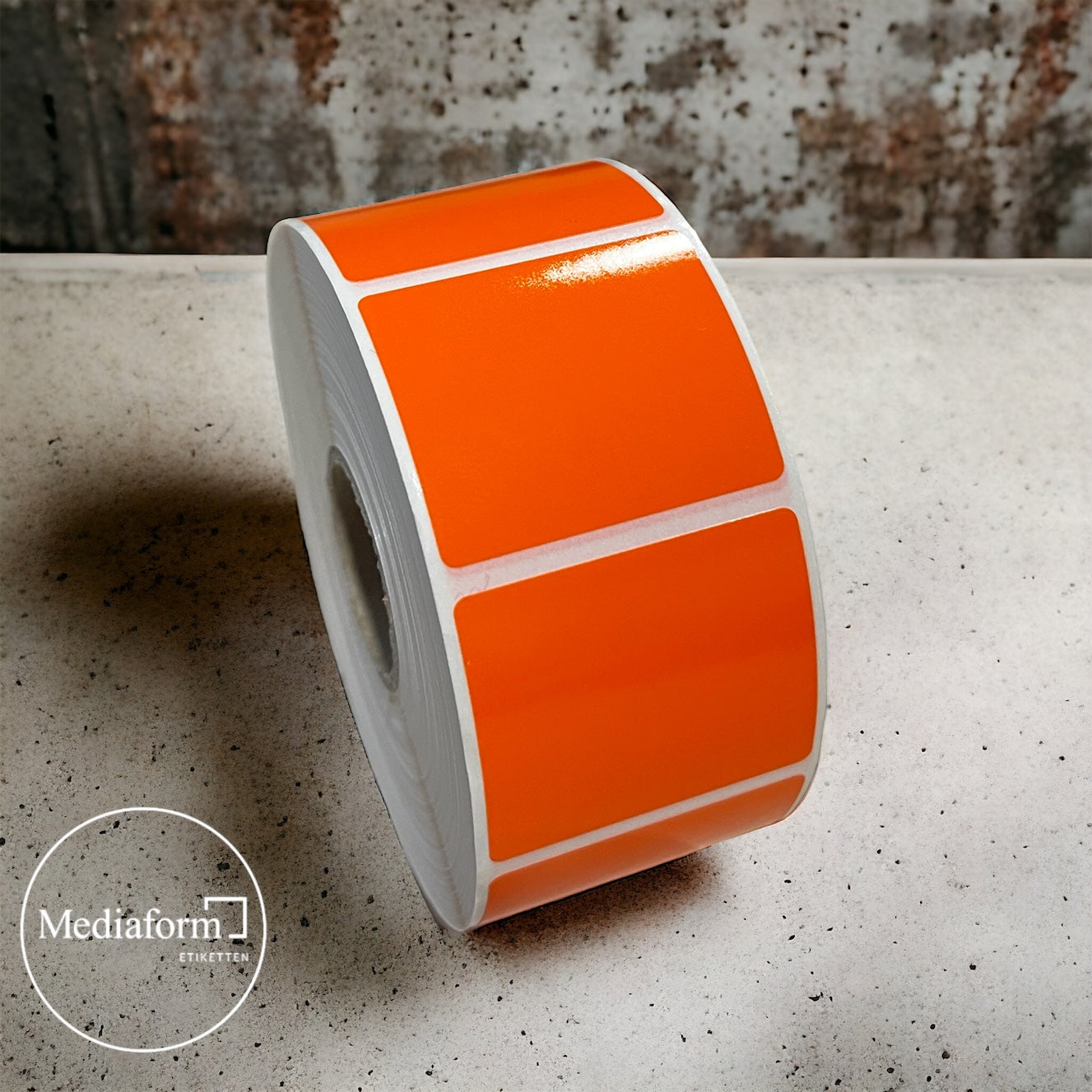 Etikett 35x30mm PE Folie verschiedene Farben