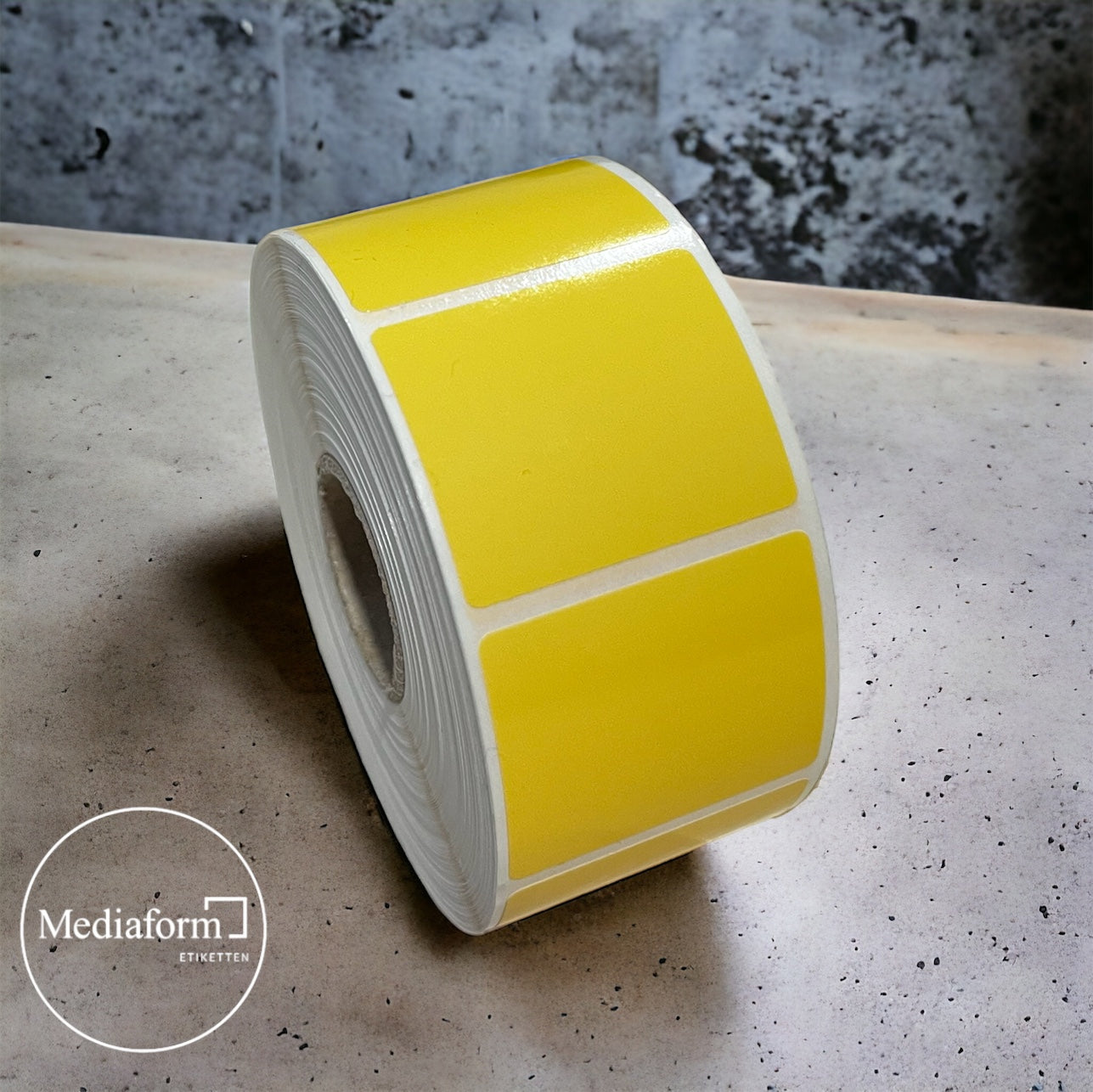 Etikett 35x30mm PE Folie verschiedene Farben