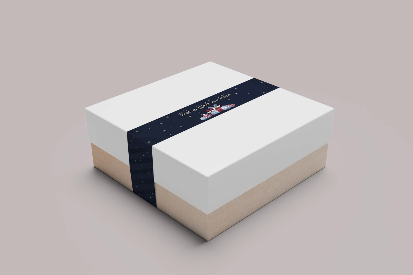 Aufkleber "Frohe Weihnachten" 250 Stück 30x275mm